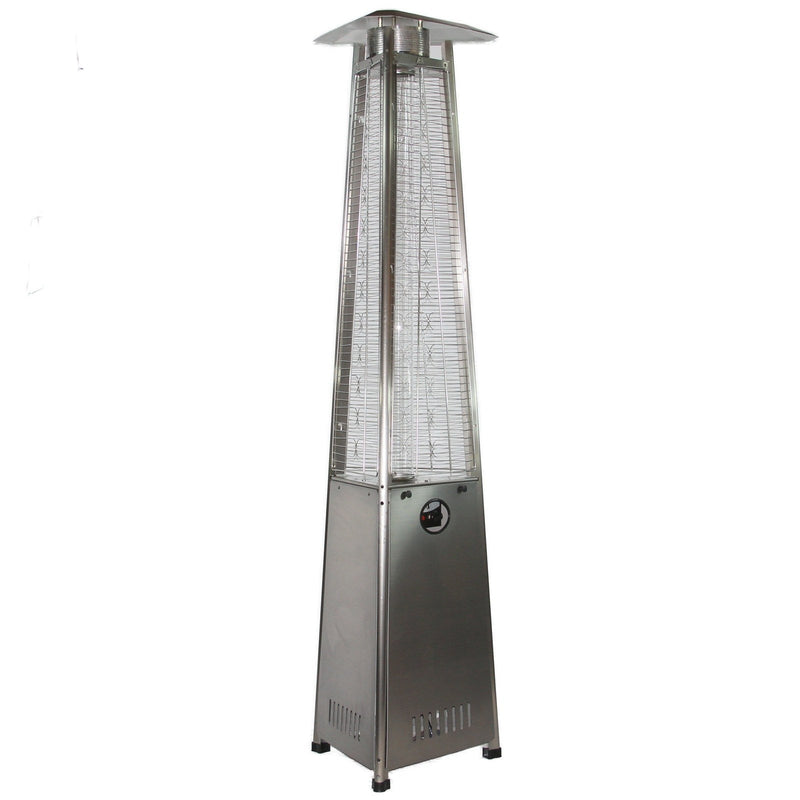 RADtec 93" Pyramid Flame Propane Patio Heater - Stainless Steel Finish