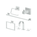 ZLINE Bliss Bathroom Package with Faucet, Towel Rail, Hook, Ring and Toilet Paper Holder with Color Options (5BP-BLSACCF) - MyBBQDirect