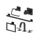 ZLINE Bliss Bathroom Package with Faucet, Towel Rail, Hook, Ring and Toilet Paper Holder with Color Options (5BP-BLSACCF) - MyBBQDirect