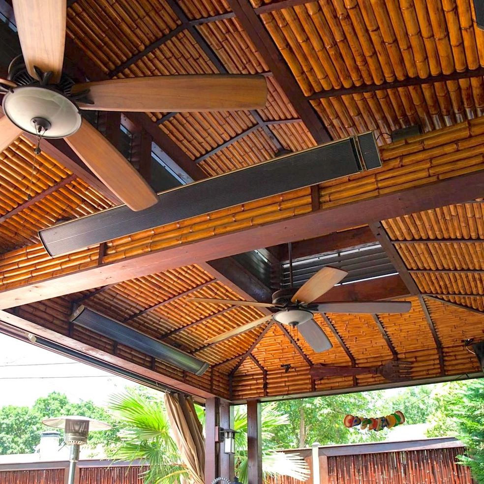 RADtec 43" Zero Light Electric Patio Heater E18-IR-RDT-HTR