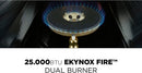 Kucht 48-Inch Gas Range in Stainless Steel with Black Knob (KFX480-K)