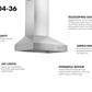 ZLINE Ducted Wall Mount Range Hood in Outdoor Approved Stainless Steel (697-304)