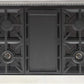 Kucht 36-Inch Gas Range in Stainless Steel with Black Knob (KFX360-K)
