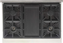 Kucht 36-Inch Gas Range in Stainless Steel with Black Knob (KFX360-K)