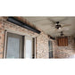 RADtec 44" WiFi Smart Controlled Zero Light Patio Heater 18R-WF-SMR-CNT