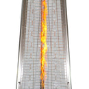 RADtec 93" Pyramid Flame Propane Patio Heater - Stainless Steel Finish
