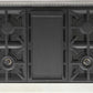 Kucht 36-Inch 6 Burner Gas Rangetop in Stainless Steel with Royal Blue Knob (KFX369T-B)