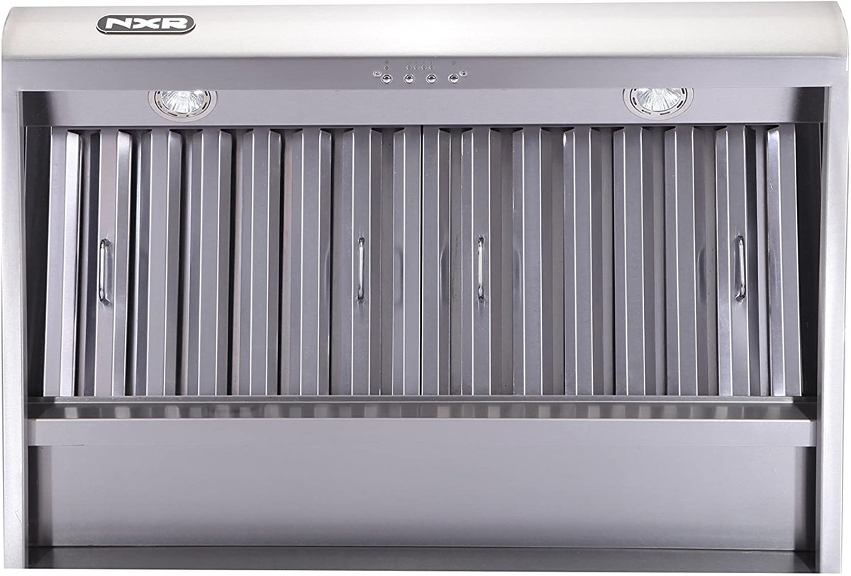 NXR 36" Propane Gas Range & Under Cabinet Hood Bundle, Stainless Steel SC3611LPRHBD - MyBBQDirect