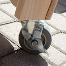 Primo Cypress Table for Oval X-Large Oval Ceramic Kamado Grill - PG00600