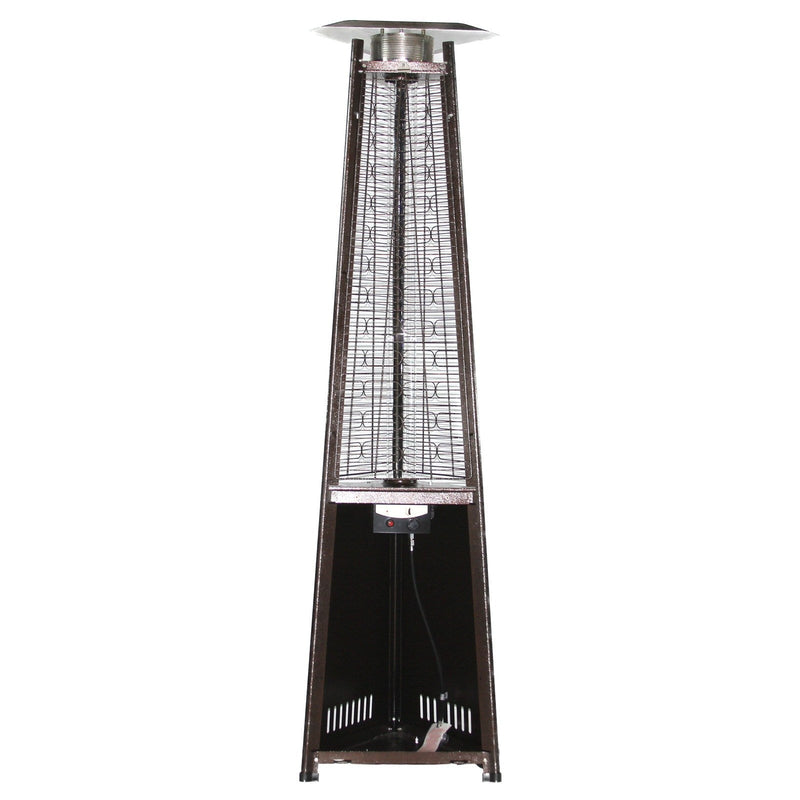 RADtec 93" Pyramid Flame Propane Patio Heater - Antique Bronze Finish