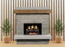 American Fyre Designs 68" Brooklyn Vent Free Gas Fireplace with Board Formed Texture 150-CG-N-FO-RBC