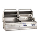 Fire Magic Aurora A830i Gas and Charcoal Combo-Built-In Gas Grill with Infrared Burner