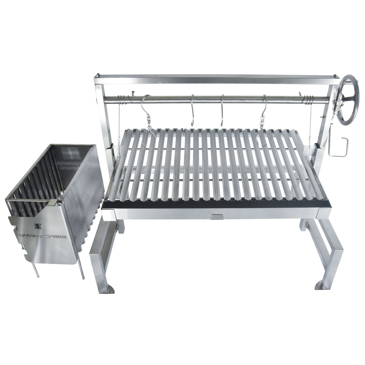 Tagwood BBQ Insert Style Argentine Santa Maria Wood Fire & Charcoal Grill without firebricks | BBQ09SS -