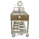 Tagwood BBQ XL Argentine Wood Fire & Charcoal Grill | BBQ23SS -OPEN FIRE COOKING-