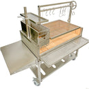 Tagwood BBQ XL Argentine Wood Fire & Charcoal Grill | BBQ23SS -OPEN FIRE COOKING-