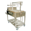 Tagwood BBQ XL Argentine Wood Fire & Charcoal Grill | BBQ23SS -OPEN FIRE COOKING-