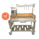 Tagwood BBQ XL Argentine Wood Fire & Charcoal Grill | BBQ23SS -OPEN FIRE COOKING-