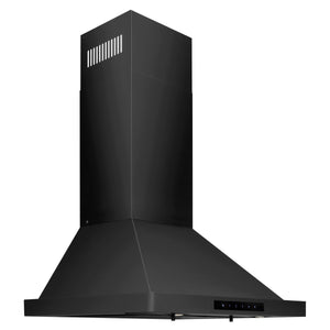 ZLINE Convertible Vent Wall Mount Range Hood in Black Stainless Steel (BSKBN) - MyBBQDirect