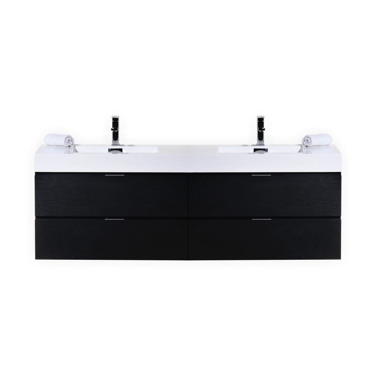 bliss-72-double-sink-black-wall-mount-modern-bathroom-vanity-bsl72d-bk