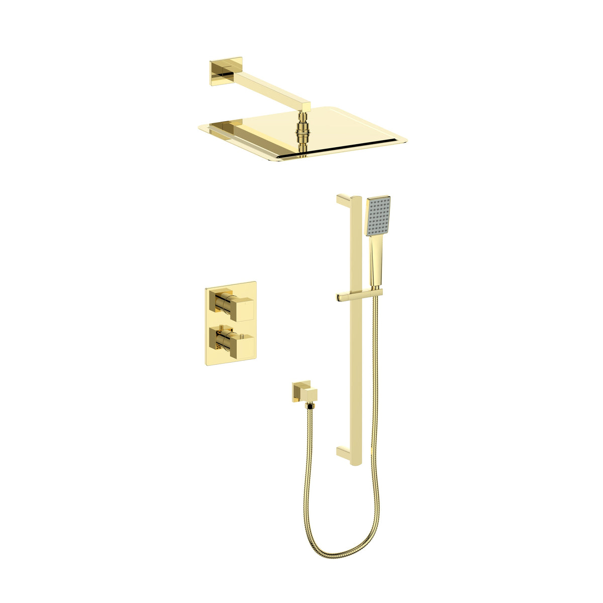 ZLINE Crystal Bay Thermostatic Shower System with color options (CBY-SHS-T2) - MyBBQDirect
