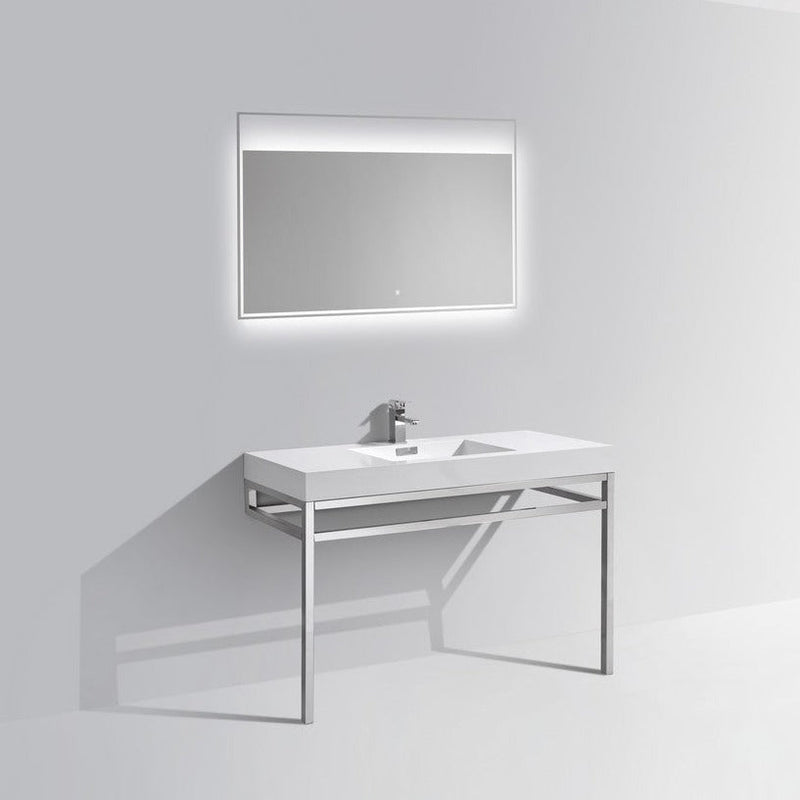 haus-48-stainless-steel-console-w-white-acrylic-sink-chrome-ch48
