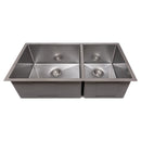 ZLINE 36 in. Chamonix Undermount Double Bowl Kitchen Sink with Bottom Grid (SR60D-36) - MyBBQDirect