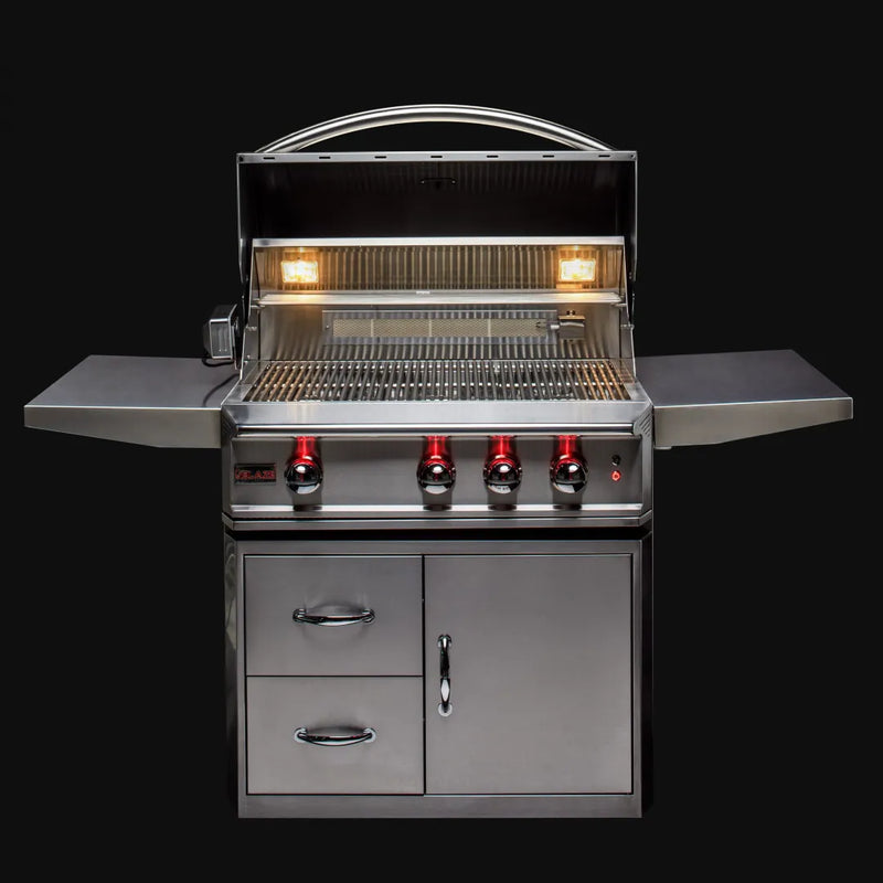 Blaze Professional 34-Inch 3 Burner Built-In Gas Grill With Rear Infrared Burner