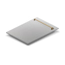ZLINE 18 in. Autograph Edition Tallac Dishwasher Panel in DuraSnow Stainless Steel with Champagne Bronze Handle (DPVZ-SN-18-CB) - MyBBQDirect