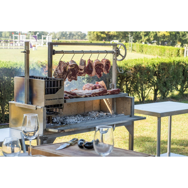 Tagwood BBQ Argentine Santa Maria Wood Fire & Charcoal Grill | BBQ03SS -