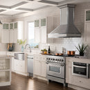 ZLINE Designer Series Wall Mount Range Hood in Fingerprint Resistant Stainless Steel with Mirror Accents (655MR) - MyBBQDirect