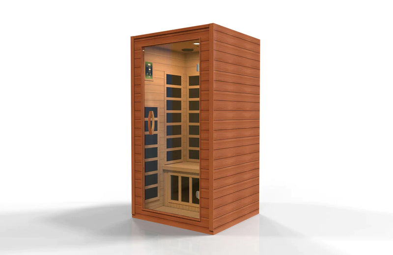 Golden Designs Dynamic "Avila" FAR Infrared Sauna with Hemlock Wood -  DYN-6103-01