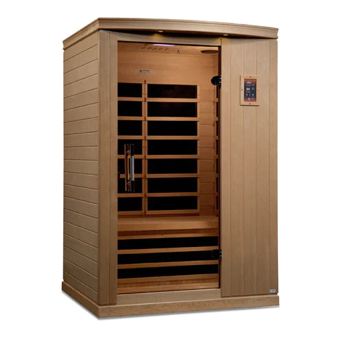 Golden Designs Dynamic Venice Elite 2-person Ultra Low EMF (Under 3MG) FAR Infrared Sauna (Canadian Hemlock) - DYN-6210-01 Elite