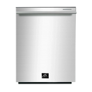 Forno 5-Piece Appliance Package - 30-Inch Dual Fuel Range with Air Fryer, 56-Inch Pro-Style Refrigerator, Wall Mount Hood, Microwave Drawer, & 3-Rack Dishwasher in Stainless Steel