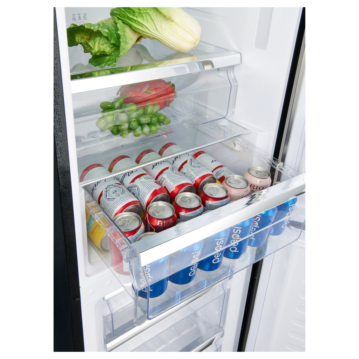 FORNO - 2 x 24" Bottom Mounted No Frost Refrigerator in Stainless Steel, 11.1 cu.ft - FFFFD1948-48S - MyBBQDirect