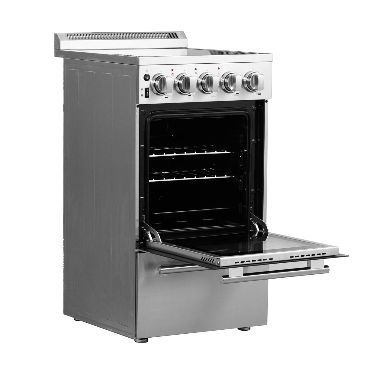 Forno 20″ Pallerano  - 20" Electric Range, 4 Electric Burners Electric Range with 4 Element Burners - FFSEL6052-20 - MyBBQDirect