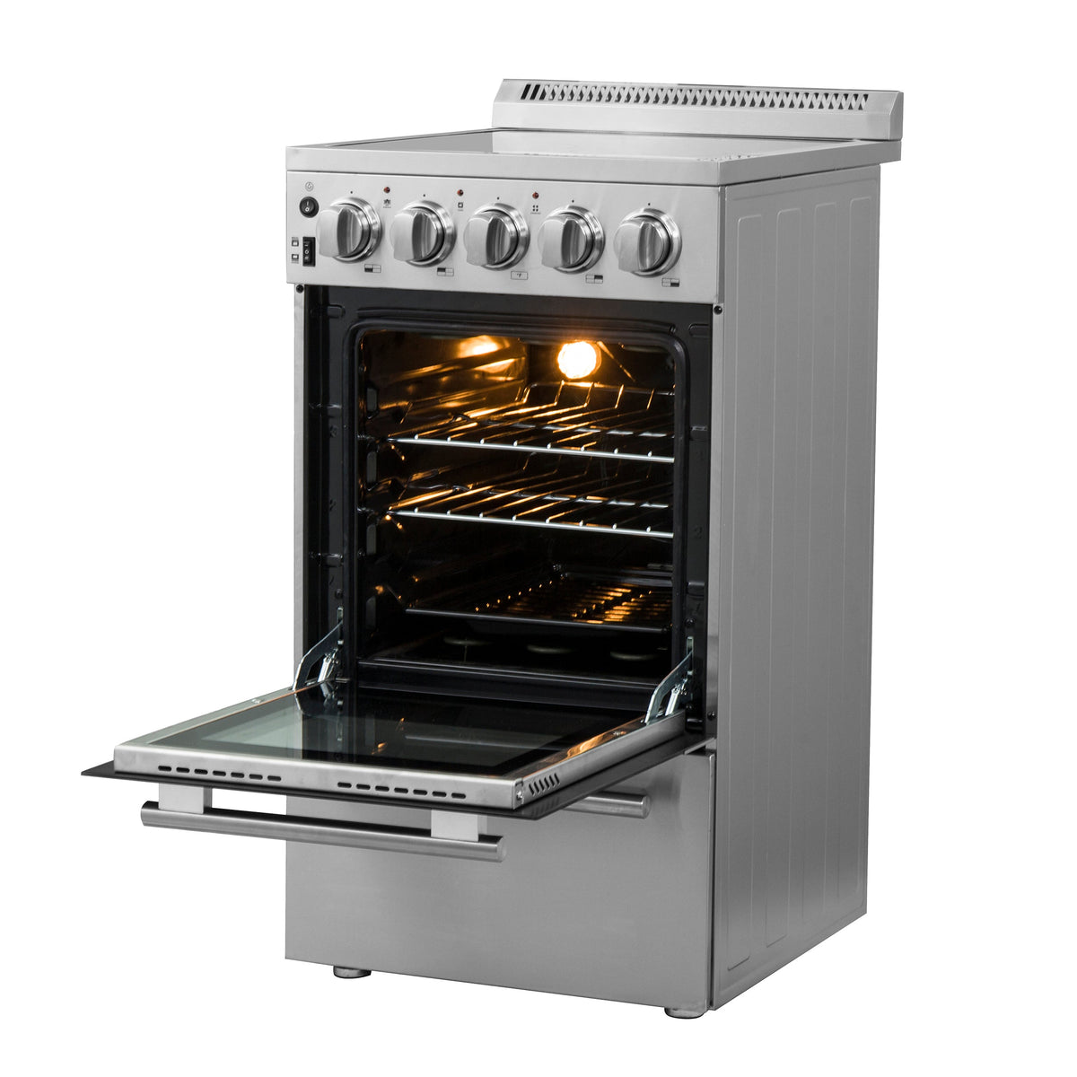 Forno 20″ Pallerano  - 20" Electric Range, 4 Electric Burners Electric Range with 4 Element Burners - FFSEL6052-20 - MyBBQDirect