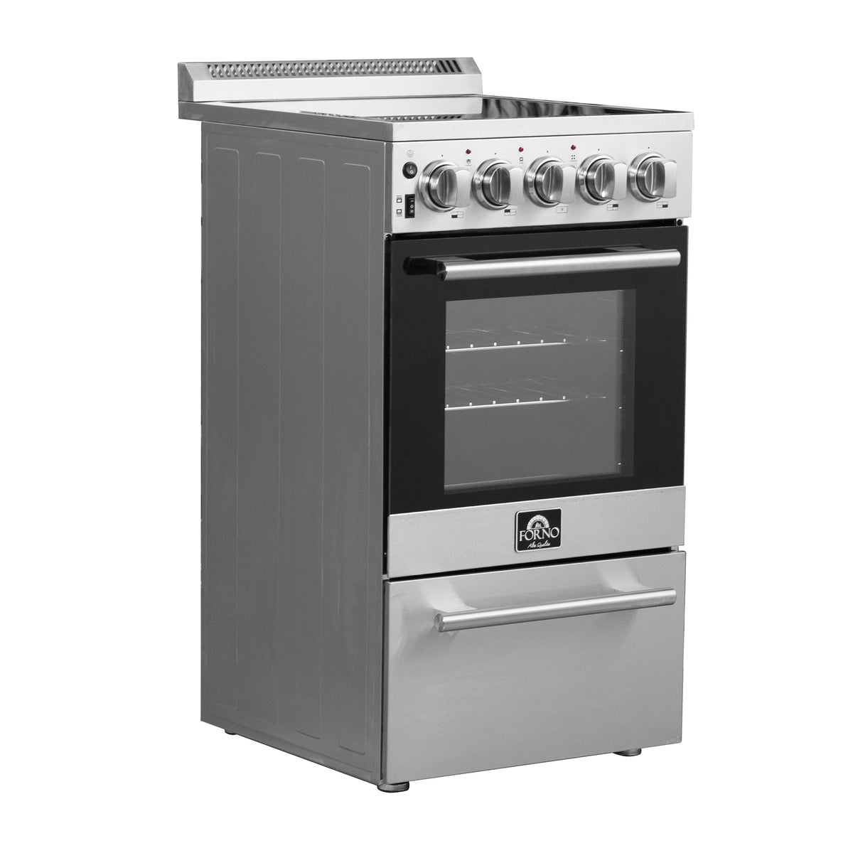 Forno 20″ Pallerano  - 20" Electric Range, 4 Electric Burners Electric Range with 4 Element Burners - FFSEL6052-20 - MyBBQDirect
