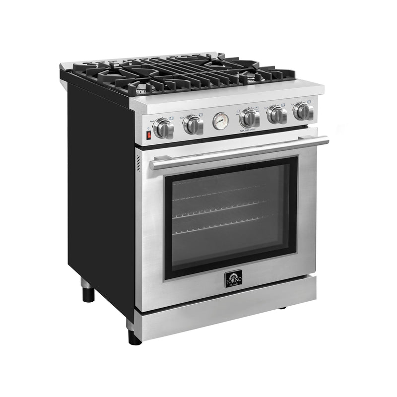 Forno Alta Qualita 30" Pro-Style Freestanding Gas Range - FFSGS6228-30S