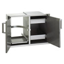 Fire Magic Double Doors with Trash Tray & Dual Drawers