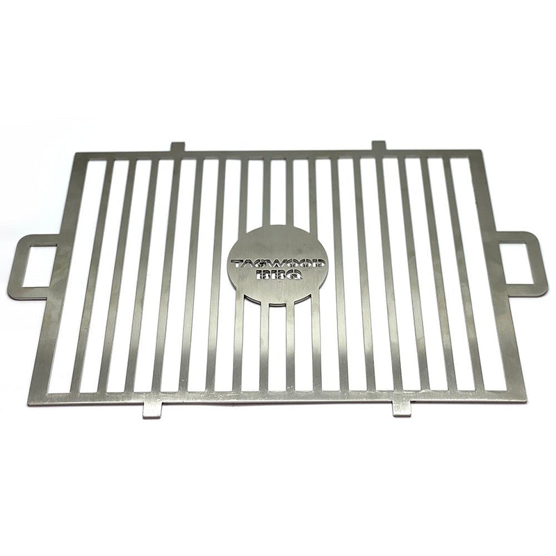 Tagwood BBQ Table Top Warming Brazier | Stainless steel and Acacia wood | BBQ07SS-