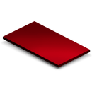 3 x 5 Red Gloss Sample (CS-RG) - MyBBQDirect