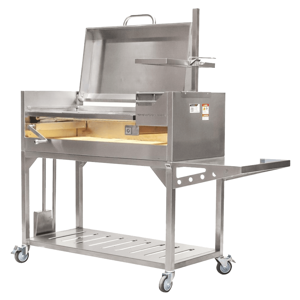 Tagwood BBQ Argentine Santa Maria Wood Fire & Charcoal Grill with Top Lid | BBQ01SS-