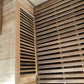 SunRay 4 Person Cedar Sauna w/Carbon Heaters/Side Bench Seating  HL400KS Roslyn