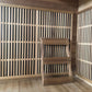 SunRay 4 Person Cedar Sauna w/Carbon Heaters/Side Bench Seating  HL400KS Roslyn