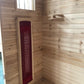 SunRay 4 Person Outdoor Sauna w/Ceramic Heaters - HL400D Cayenne