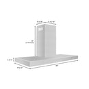 ZLINE Convertible Vent Wall Mount Range Hood in Stainless Steel (KE) - MyBBQDirect