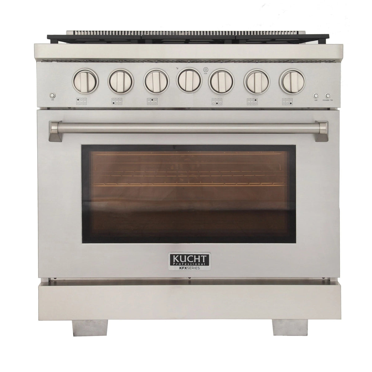 Kucht 36 in. 5.2 cu. ft. All Gas Range in Stainless Steel with Accents KFX360 - MyBBQDirect
