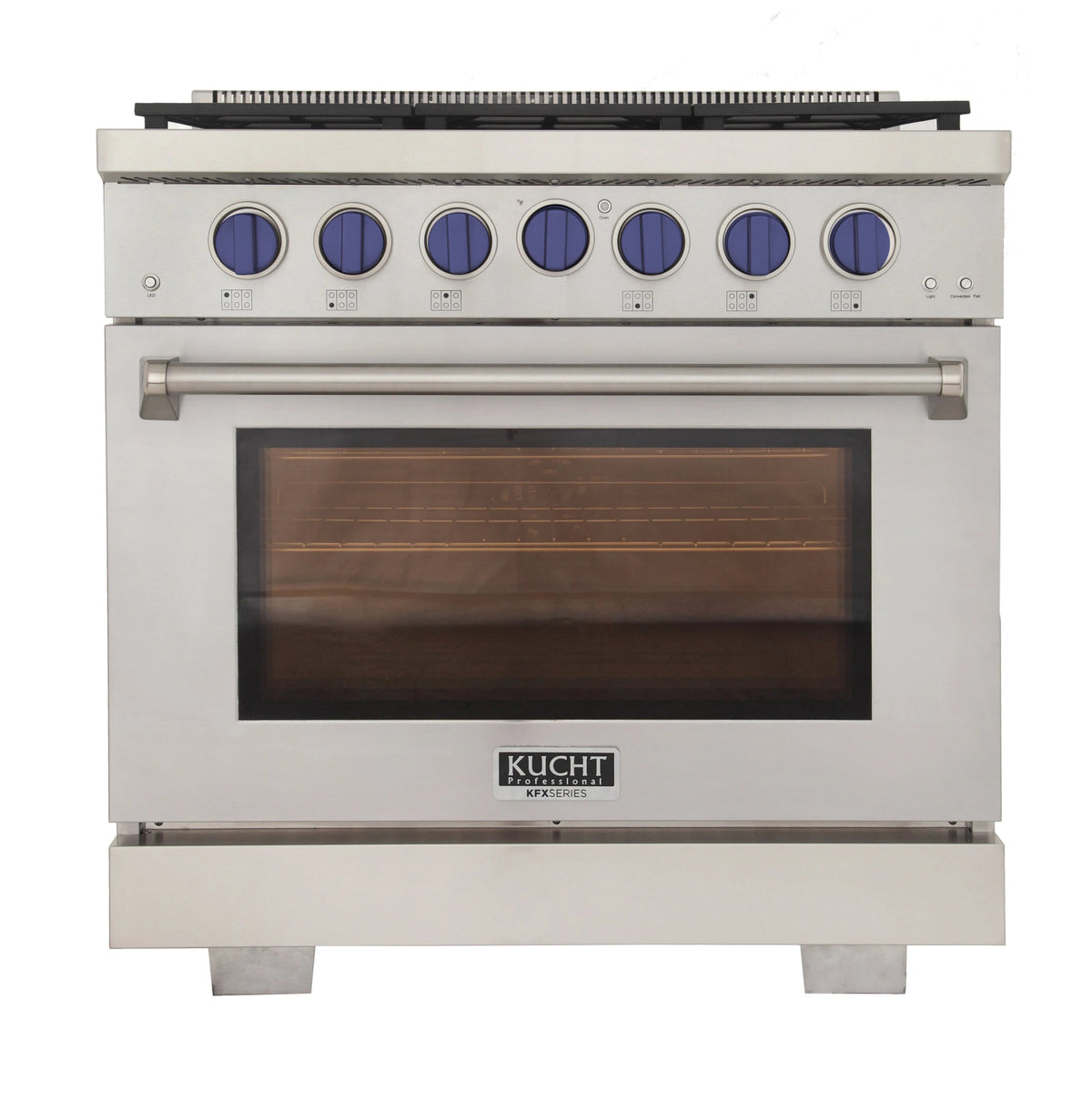Kucht 36 in. 5.2 cu. ft. All Gas Range in Stainless Steel with Accents KFX360 - MyBBQDirect