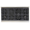 Kucht 48 in. Professional 6 Burner Gas Stovetop in Stainless Steel and Accents KFX489T