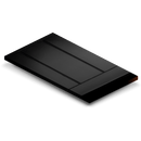 6 x 4 Black Wood Sample (WS-C)